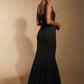 Senia Square Neck Maxi Dress With Button Back