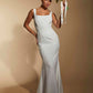 Senia Square Neck Maxi Dress With Button Back