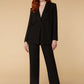 Naomi Satin Lapel Blazer and Trouser Two Piece Set