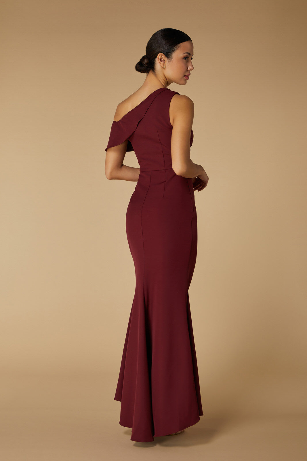Morgan Drop Shoulder Fishtail Maxi Dress