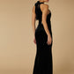 Delta Halter Neck Maxi Dress with Embellished Heart Detail