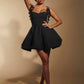 Luca Corset Mini Dress with Tie Shoulder Detail