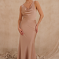 Mika Cowl Front Maxi Dress With Strappy Back Detail