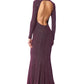 Gigi High Neck Open Back Knit Maxi Dress