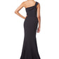 Sheridan One Shoulder Maxi Dress with Thigh High Slit