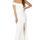Sheridan One Shoulder Maxi Dress with Thigh High Slit