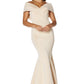 Malia Off Shoulder Scuba Maxi Dress