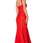 Rebecca Strap Maxi Dress with Pleated Sweetheart Neckline