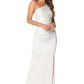Levi One Shoulder Maxi Dress with Pleat Detail