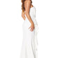 Maple Strapless Fishtail Maxi Dress with Drape Detail and Train