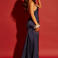 Roxanne Cowl Neck Maxi Dress with Open Back